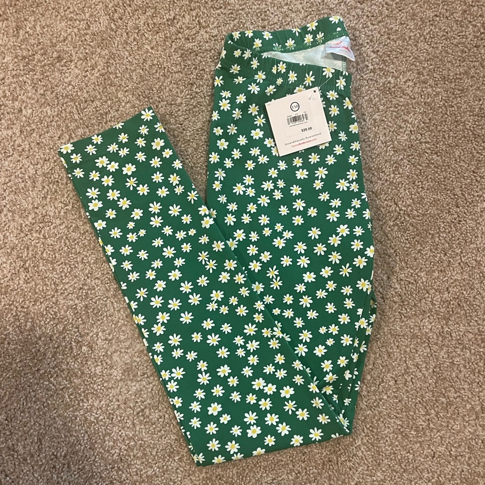 Girls Hanna Andersson sz 12 leggings.